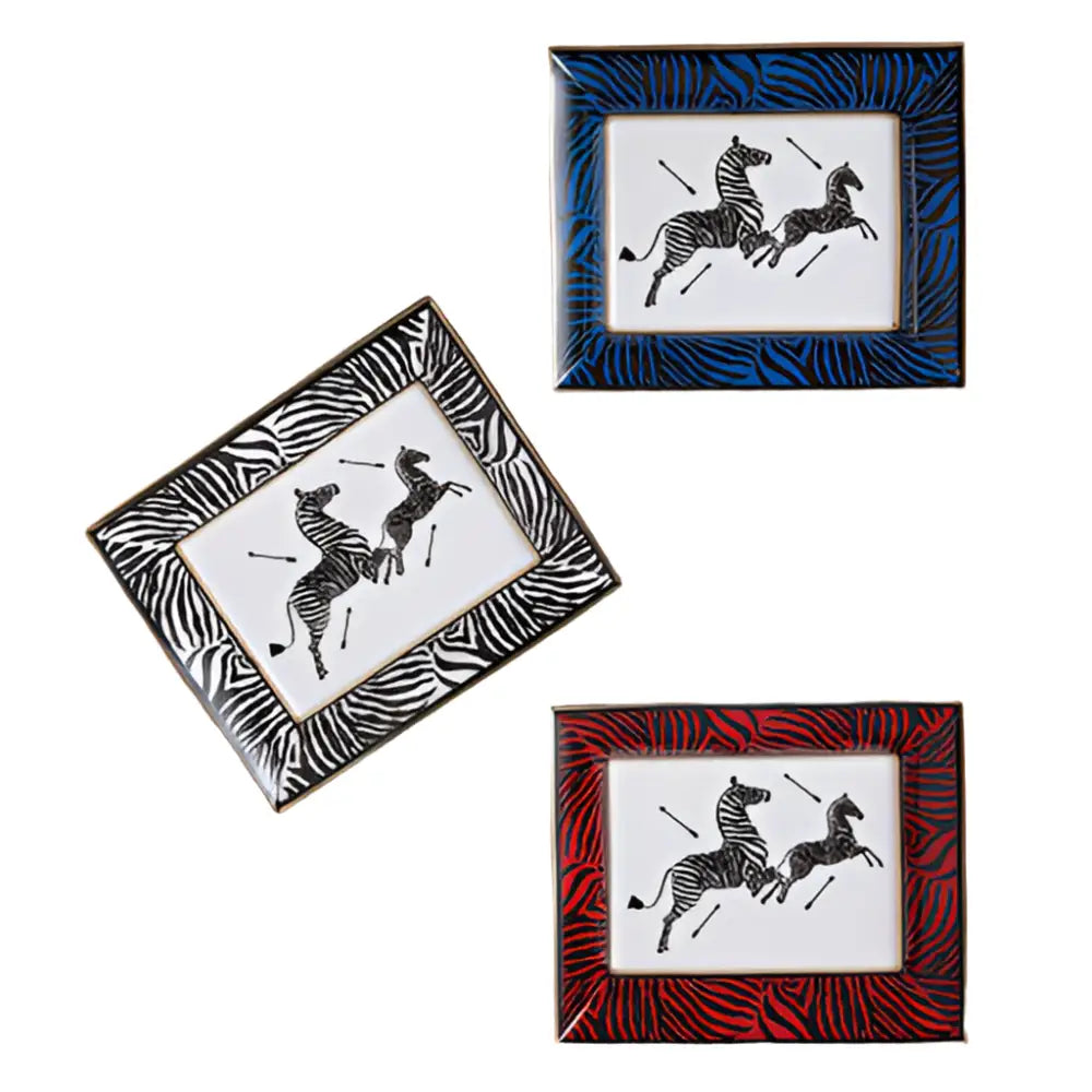 Blue Zebra Plate - Accessories