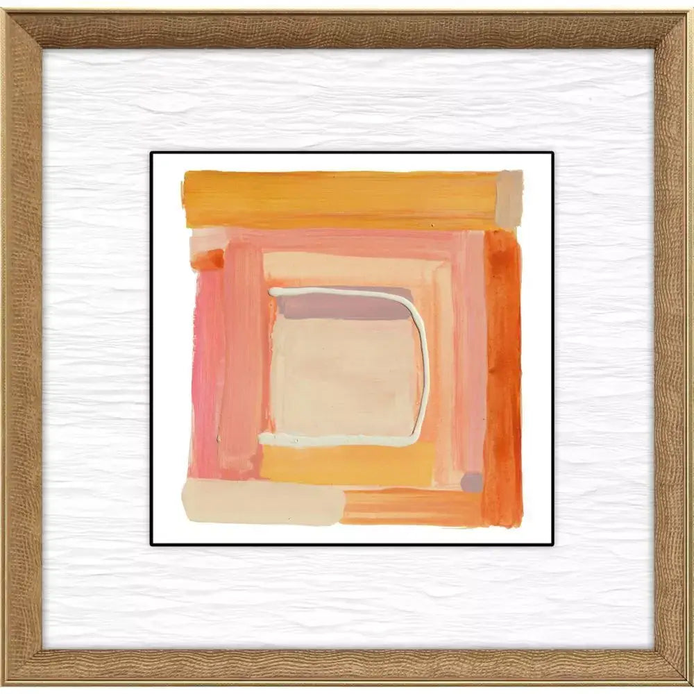 Bold Gesture - ORANGE & PINK - Artwork