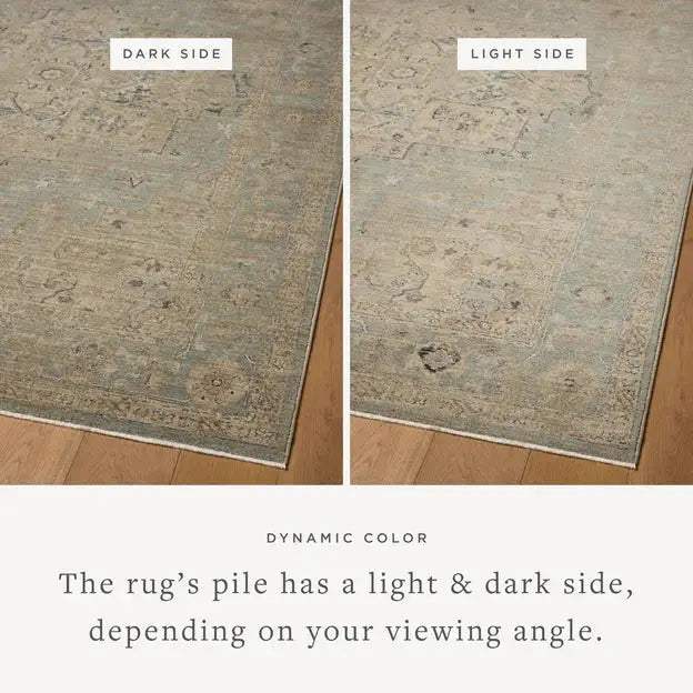 Briar Rug - Sky/Moss - Area Rugs