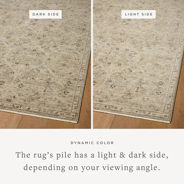 Briar - Silver/Moss - Area Rugs
