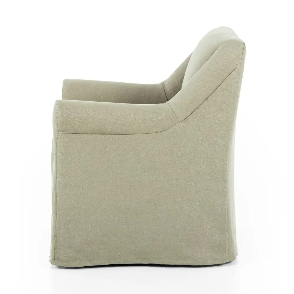 Bridges Slipcover Dining Armchair - 29.00’’w x 28.00’’d x 32.50’’h - Furniture