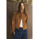 Brown Suede Jacket - Jacket
