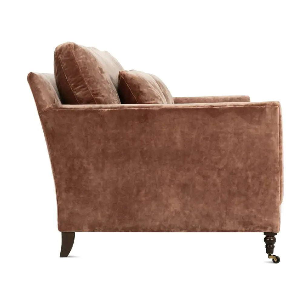 Bruges Velvet Bench Seat Sofa - Sofa