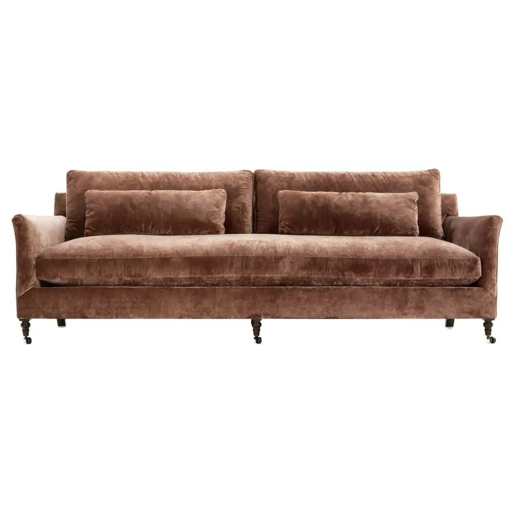 Bruges Velvet Bench Seat Sofa - Sofa