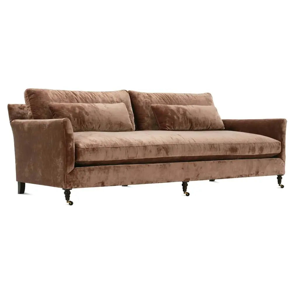 Bruges Velvet Bench Seat Sofa - Sofa