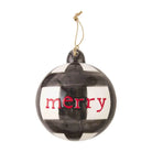 Buffalo Check Ceramic Ornament - M - Holidays