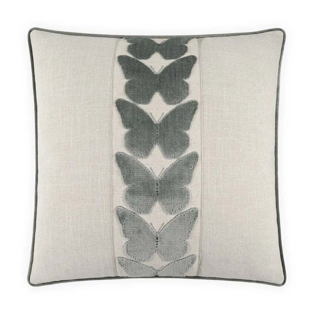 Butterfly Velvet Throw Pillow - Throw Pillow