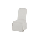 BUTTON BACK DINING CHAIR - WILEY SNOW - DINING CHAIR