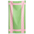 Cabana Cove Giant Beach Towel Green/Pink/White 40x70