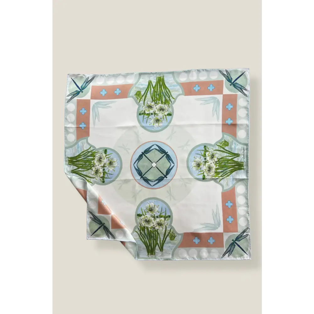 Cahaba Lily Silk Scarf - Scarf