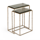 Calida Smoked Glass Nesting Tables - Accent Table