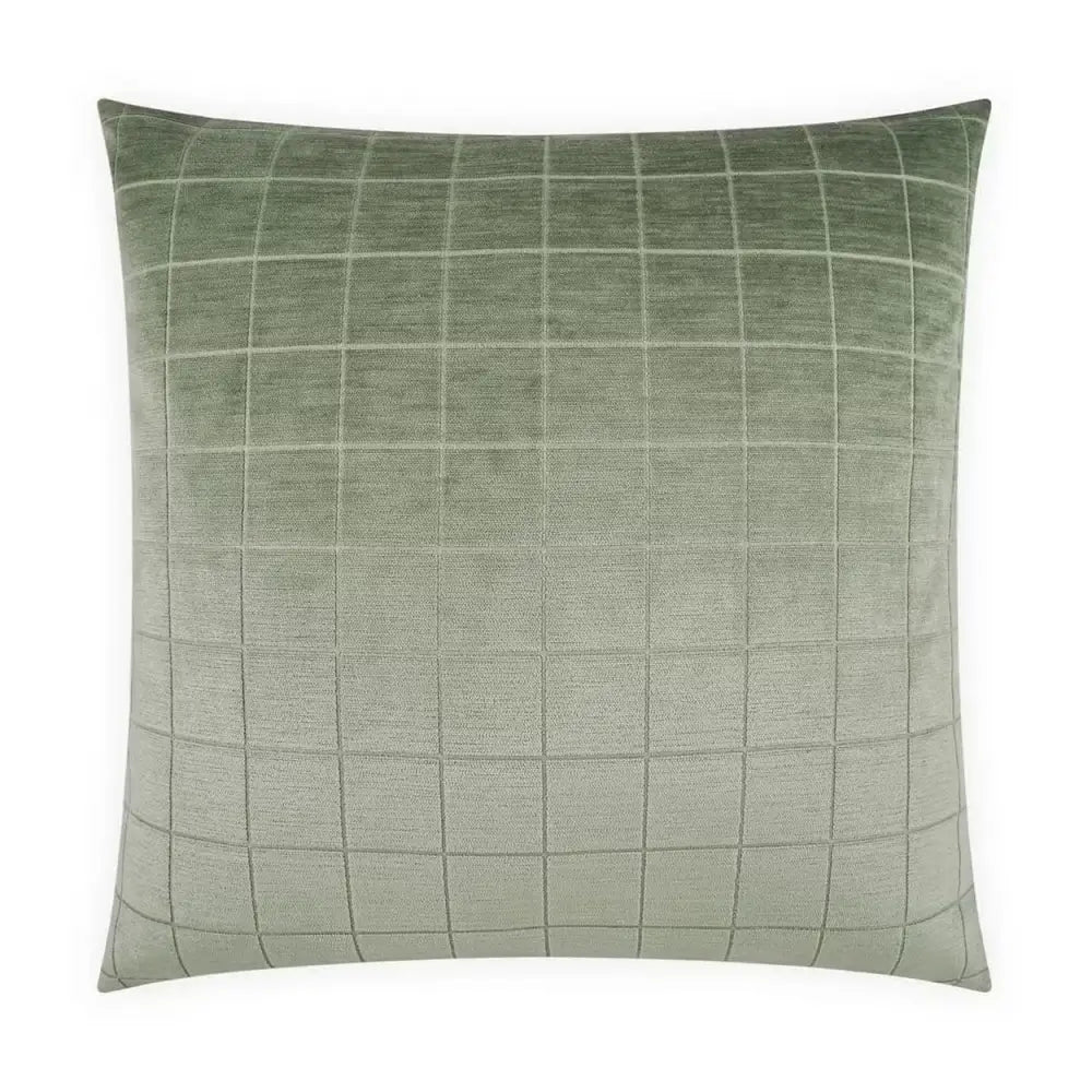 Camden Check Throw Pillow - Aloe - Throw Pillow