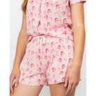 Candy Cane Cutie Sleep Shorts Light Pink/Red/White -Asst.