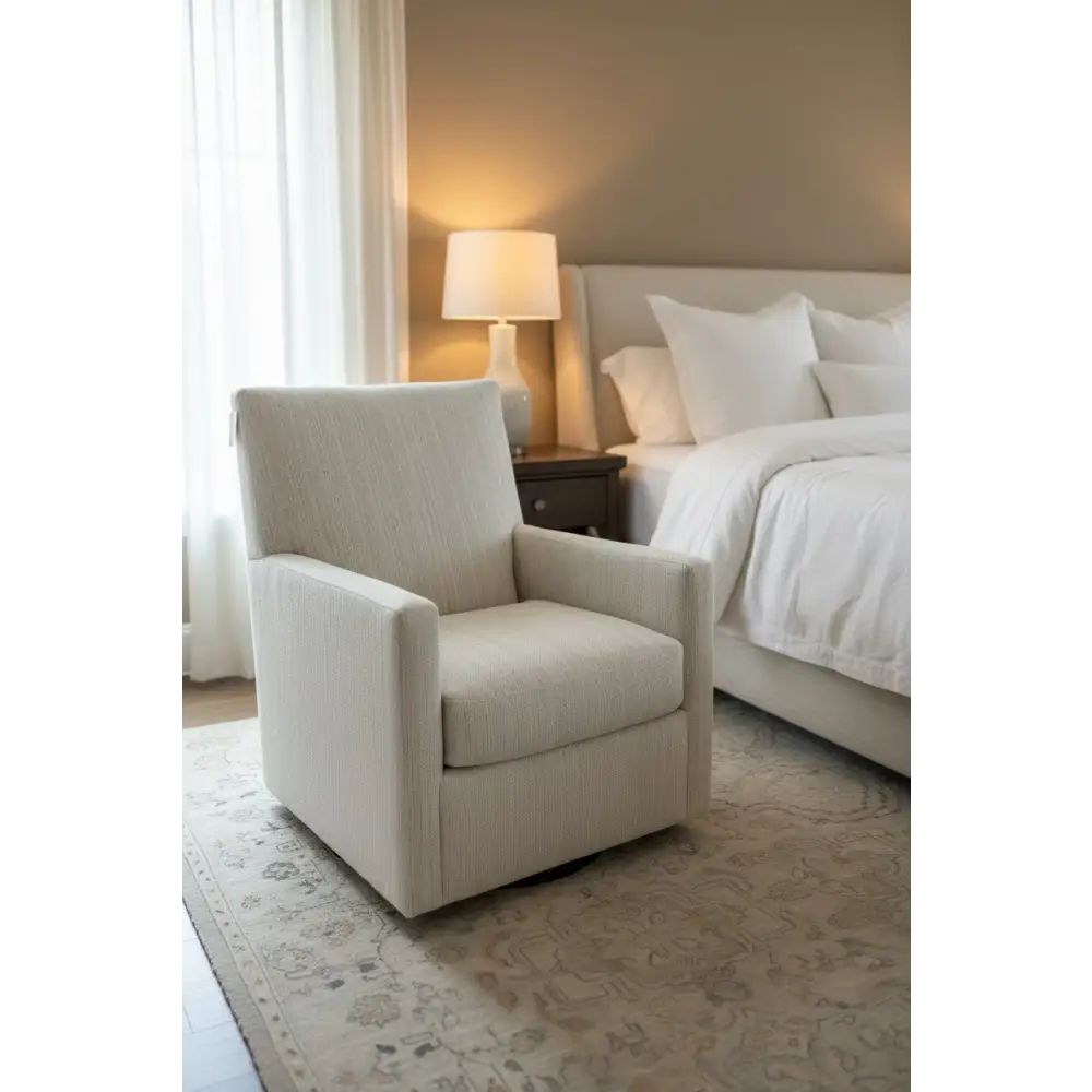 Carlyn Swivel Glider Chair - Furniture