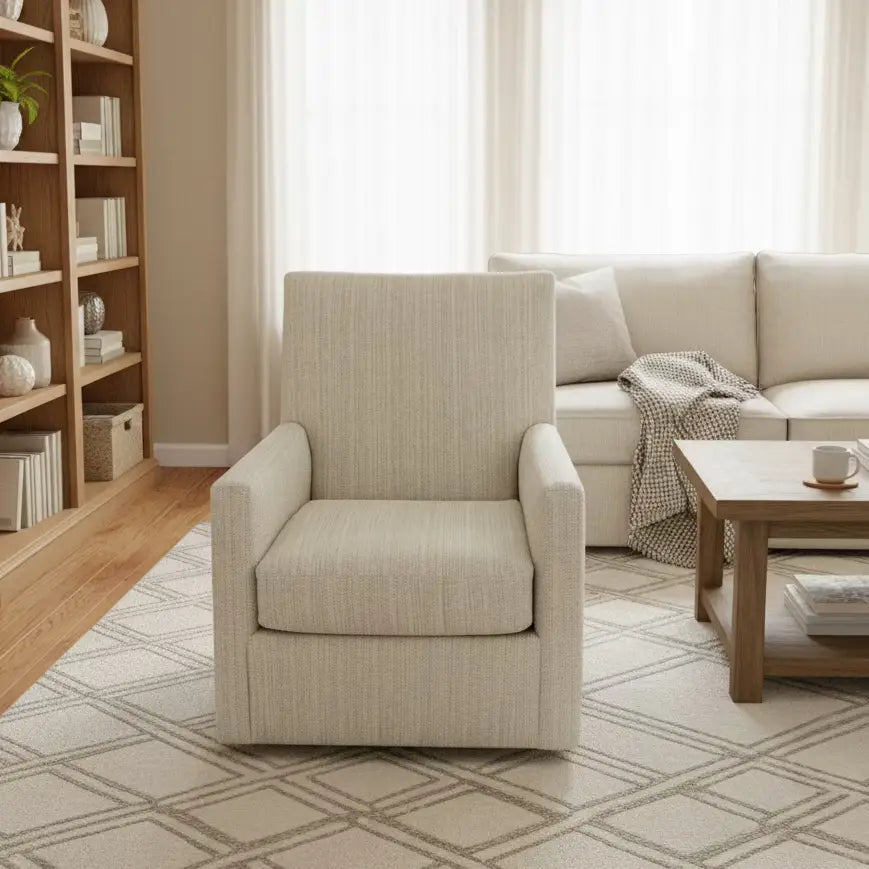 Carlyn Swivel Glider Chair - Furniture