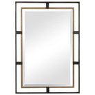 Carrizo Rectangle Mirror - Vanity Mirror / Hexagon - Mirror