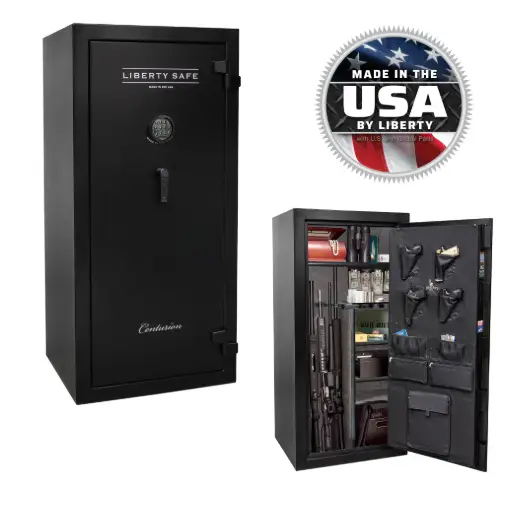 Centurion 32 - Black Textured - Electronic Drop-Down Handle - Gun Safe