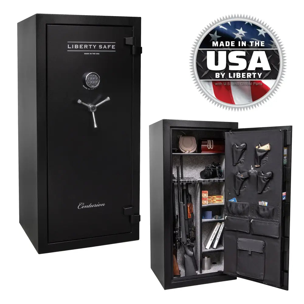 Centurion 32 - Black Textured - Mechanical - Gun Safe
