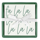 Ceramic Napkin Tray + Napkins - Fa La La La - Napkin