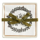 Ceramic Napkin Tray + Napkins - Joy to the World - Napkin