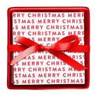 Ceramic Napkin Tray + Napkins - Merry Christmas Repeat - Napkin