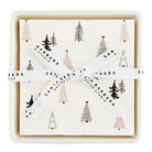 Ceramic Napkin Tray + Napkins - White Trees - Napkin