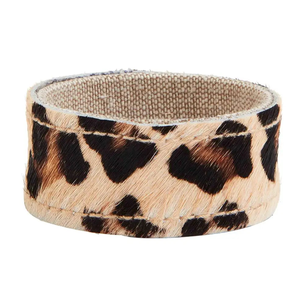 Cheetah Mohair Napkin Ring - Gifts