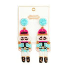 Christmas Beaded Earrings - NUTCRACKER - Christmas