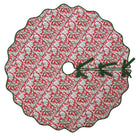 Christmas Block Print Tree Skirt - Tree Skirt