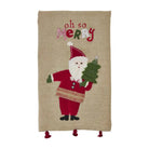 Christmas Embroidered Towel - S - Holidays