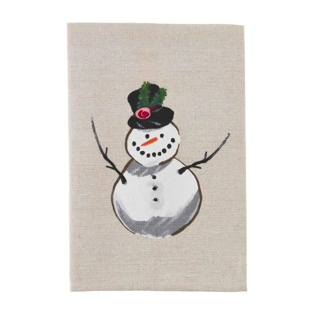 Christmas Painted Towel - R - Christmas