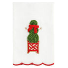 Christmas Topiary Towel - Snowman - Christmas Towel