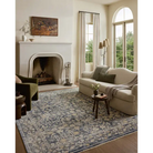 Clarisse Area Rug -Blue/Beige - Area Rugs