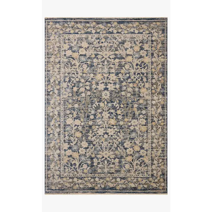 Clarisse Area Rug -Blue/Beige - Area Rugs