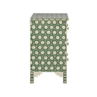 Clark Four Drawer Green Pattern Chest - Chest
