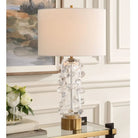 Clear Glass Bubble Lamp - Table Lamp