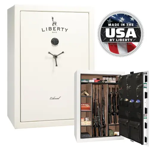 Colonial 35 - White Powder - Winter Whiteout - Gun Safe