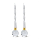 Color Pop Set of 2 Taper Candlestick Candleholders - Clear - Candleholder