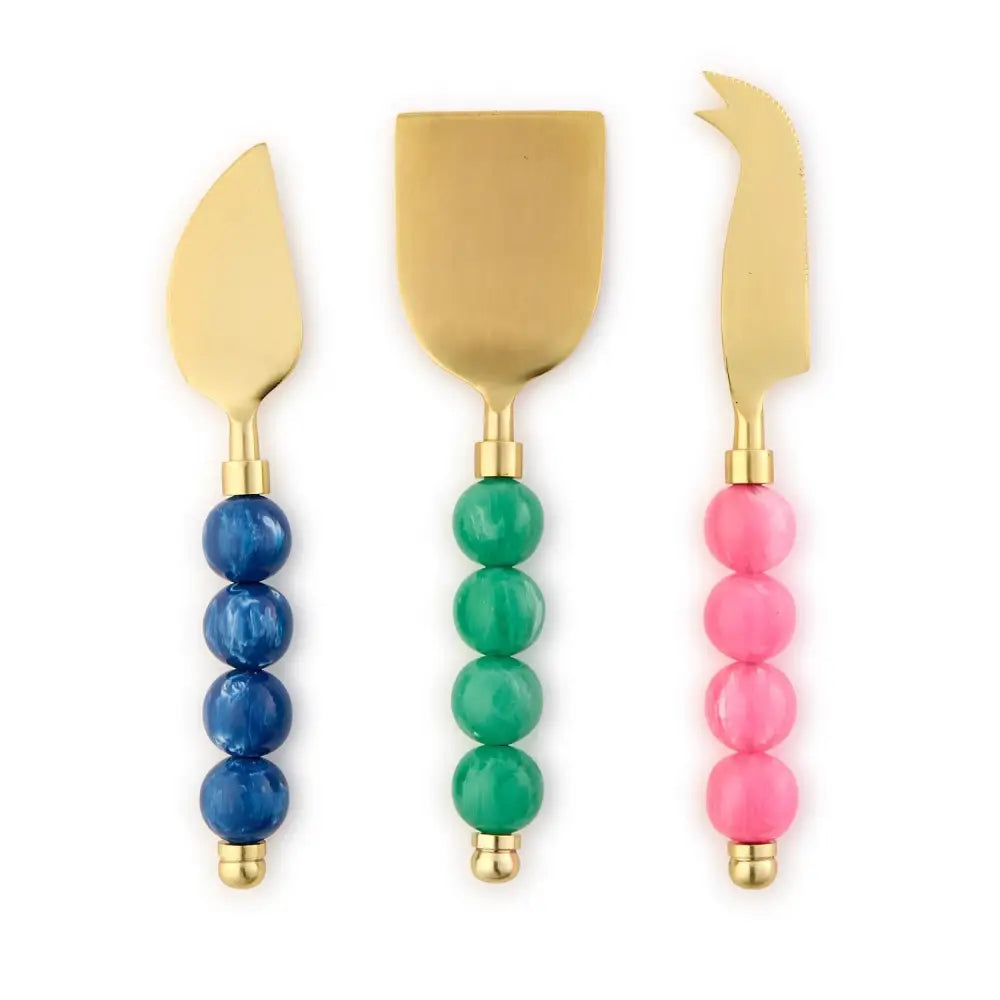 Color Pop Set of 3 Cheese Knives - Gifts