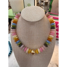 Colorful Rondelles Necklace - 1 - Jewelry