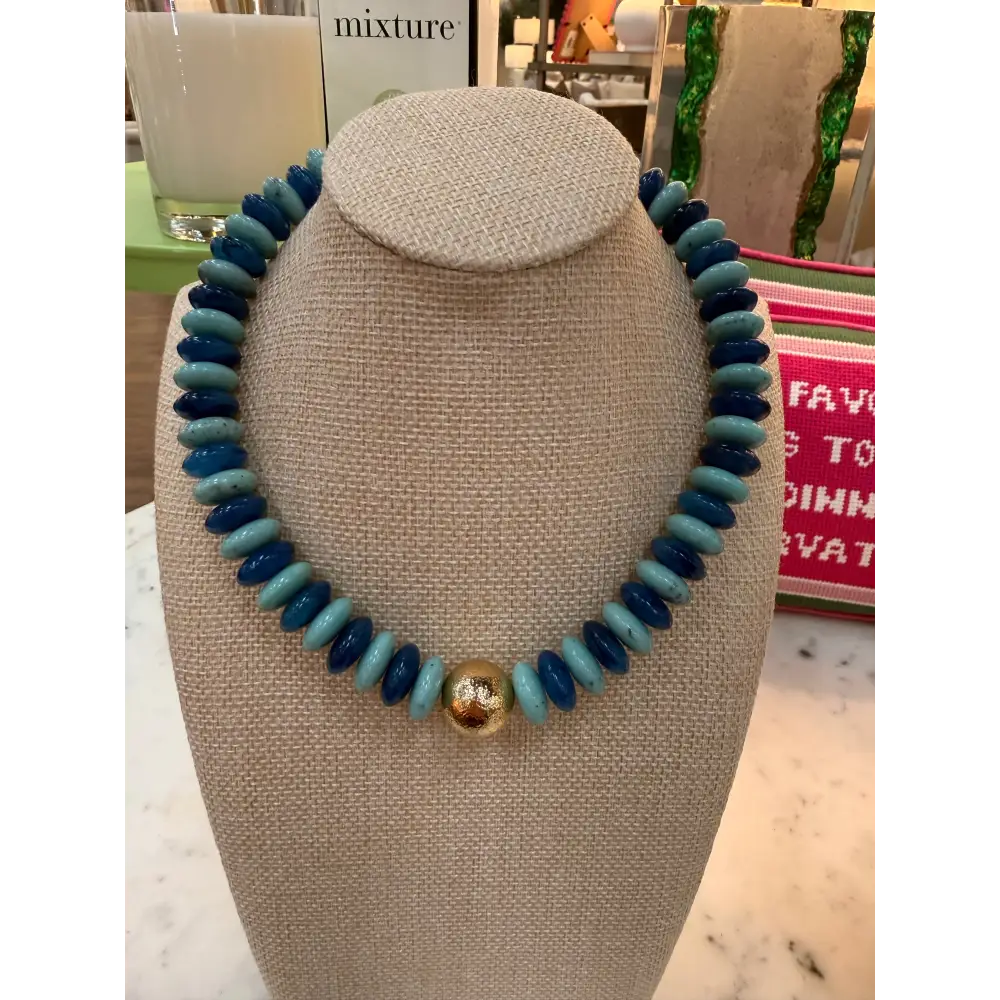 Colorful Rondelles Necklace - 3 - Jewelry