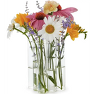 Connected Tube Flower Vase