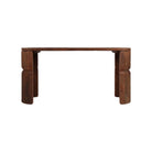 Console Table - Brown Reclaimed Wood Sculptural 60 in.