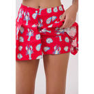 CP10373-Coastal Print Button Front Skort