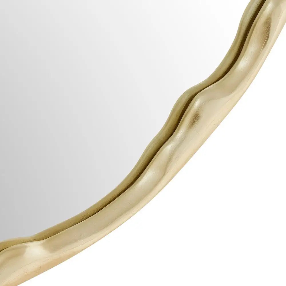 Crinkle Round Mirror - round mirror