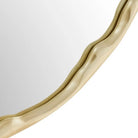 Crinkle Round Mirror - round mirror
