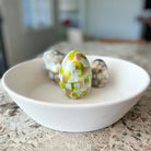 Green Gold and Copper Egg