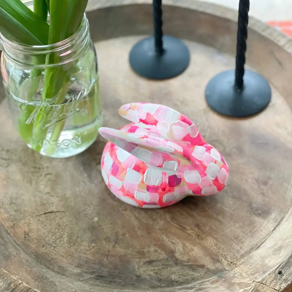 Large Pink Bunny|Jessica Reynolds Art