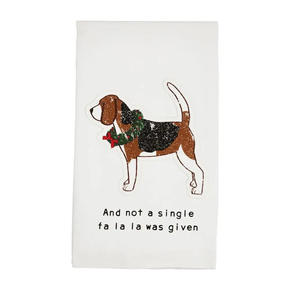 Dog Christmas Towel - L - Christmas