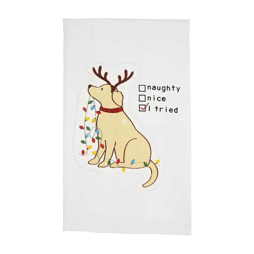 Dog Christmas Towel - T - Christmas